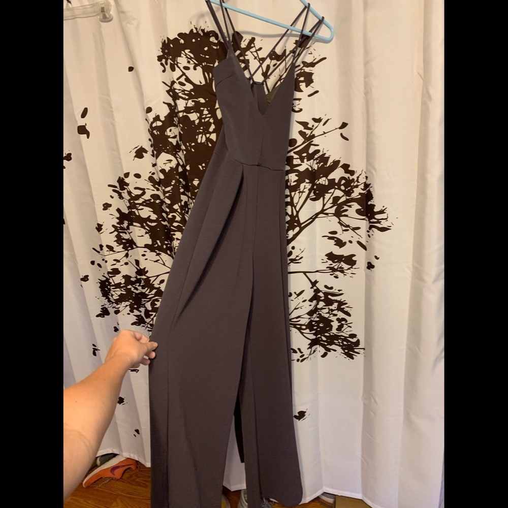 Heather Grey Jumpsuit